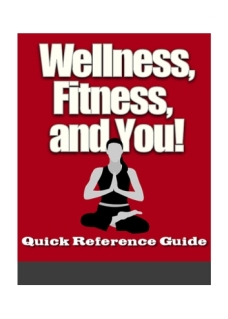 Wellness, Fitness & You (image for) Wellness, Fitness & You