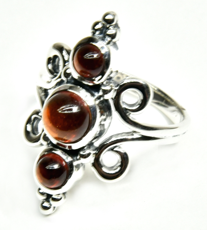 size 6 Hessonite ring (image for) size 6 Hessonite ring